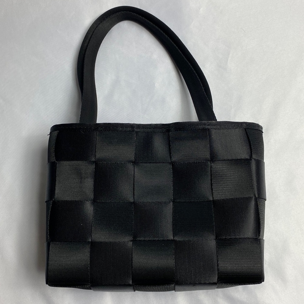 Black Woven Handbag
